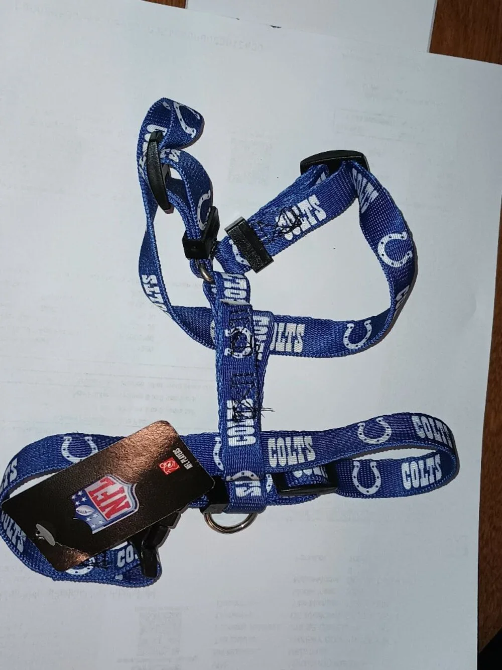 NEW Indianapolis Colts NFL Adjustable Pet Harness